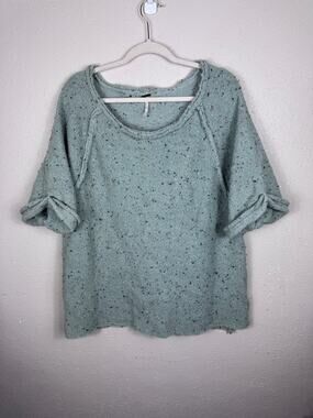 Free People Marsala Tweed Style Sweater Wool Blend Size Medium